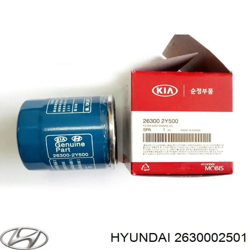 Масляний фільтр двигуна Hyundai/Kia 2630002501 ціна, від 5.87 USD