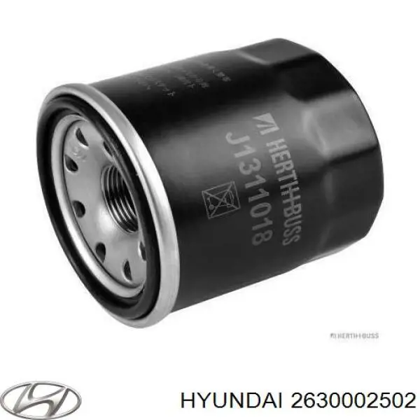 Масляний фільтр 2630002502 Hyundai/Kia