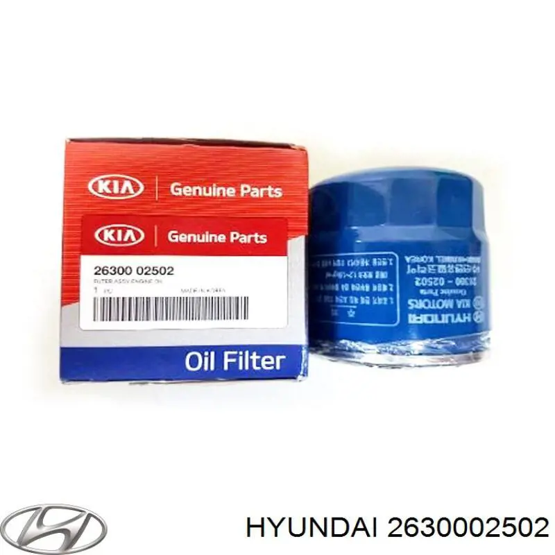 2630002502 Hyundai/Kia фільтр масляний