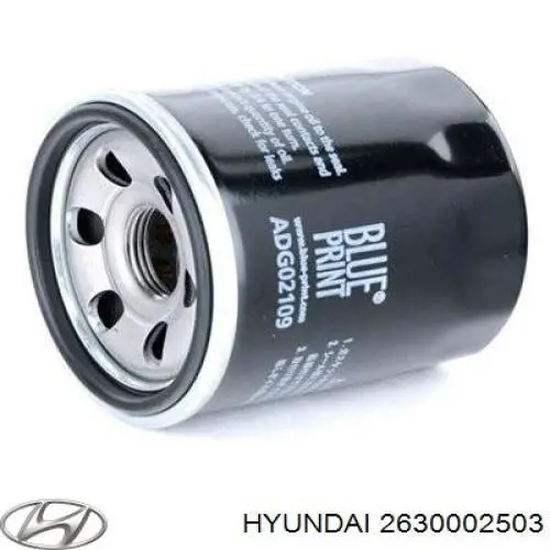 Масляний фільтр двигуна Hyundai/Kia 2630002503 ціна, від 6.38 USD