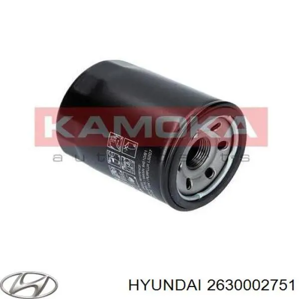 Фільтр масляний Hyundai/Kia 2630002751