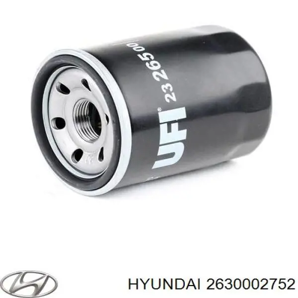 Масляний фільтр двигуна Hyundai/Kia 2630002752 ціна, від 6.21 USD