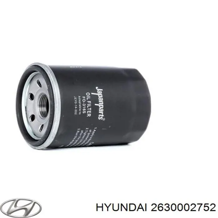 Купити 2630002752 Hyundai/Kia Фільтр очищення масла відцентровий