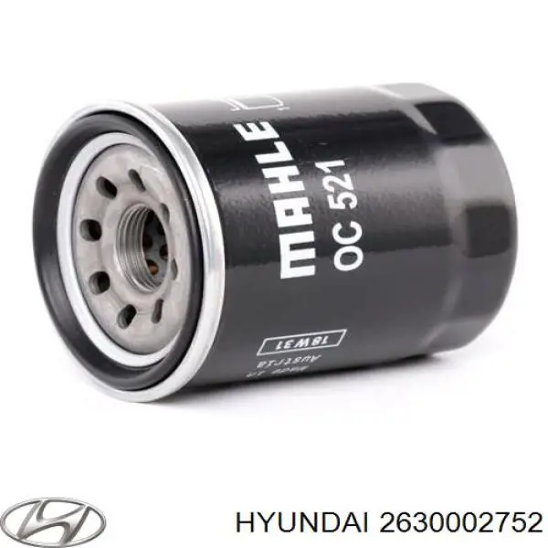 Масляний фільтр 2630002752 Hyundai/Kia