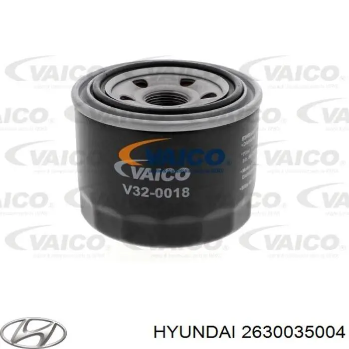 Масляний фільтр двигуна Hyundai/Kia 2630035004 ціна, від 5.96 USD