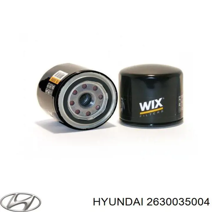 Масляний фільтр двигуна Hyundai/Kia 2630035004 ціна, від 5.96 USD