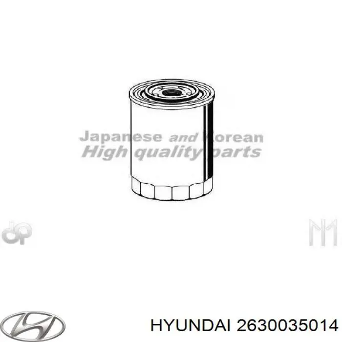 Фільтр масляний 2630035014 Hyundai/Kia