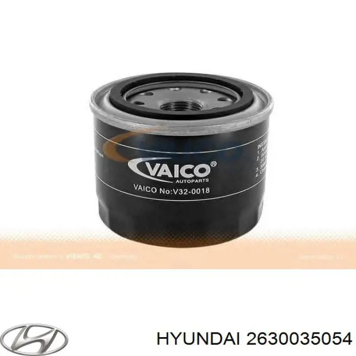 Фільтр масляний Hyundai/Kia 2630035054
