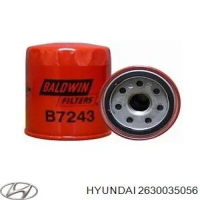Купити 2630035056 Hyundai/Kia Фільтр очищення масла відцентровий