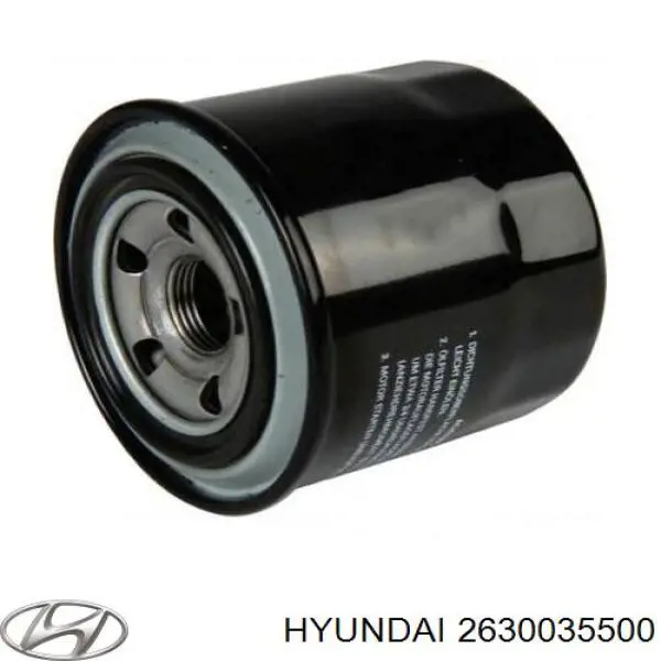 Масляний фільтр 2630035500 Hyundai/Kia