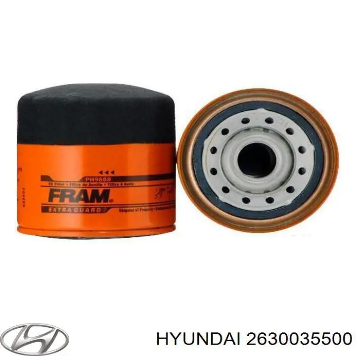 2630035500 Hyundai/Kia фільтр масляний