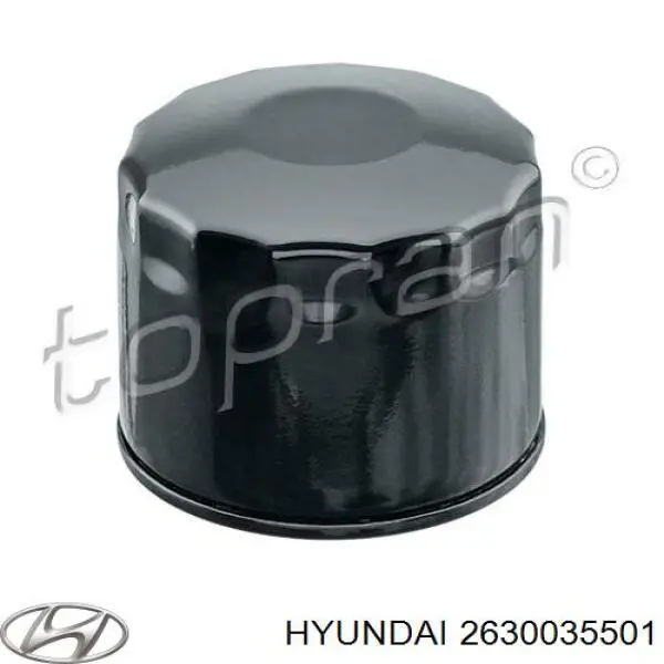 Масляний фільтр 2630035501 Hyundai/Kia