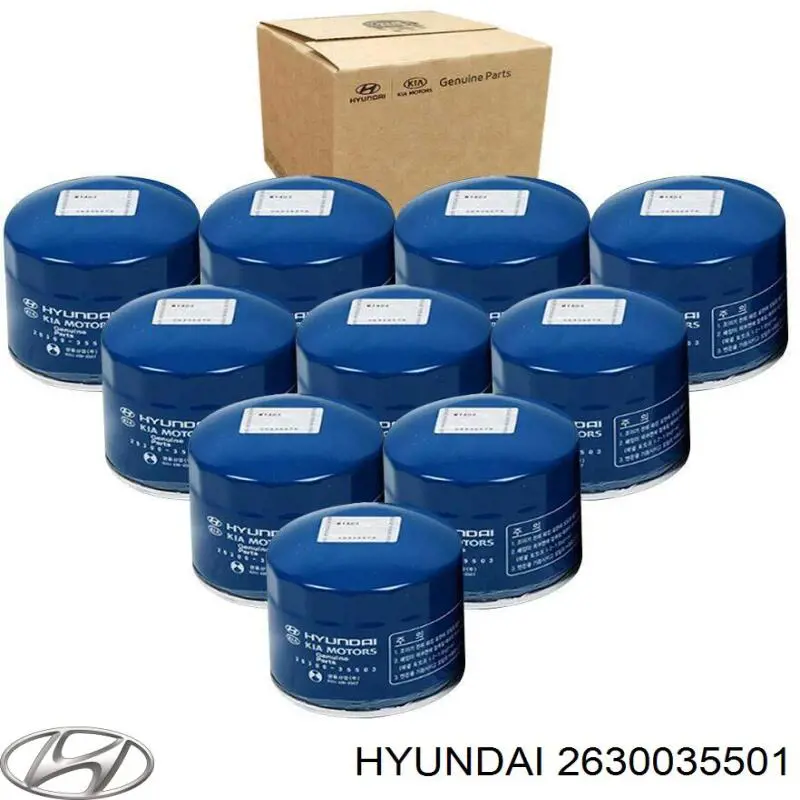 Купити 2630035501 Hyundai/Kia Фільтр очищення масла відцентровий
