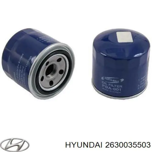 Масляний фільтр двигуна Hyundai/Kia 2630035503 ціна, від 5.84 USD