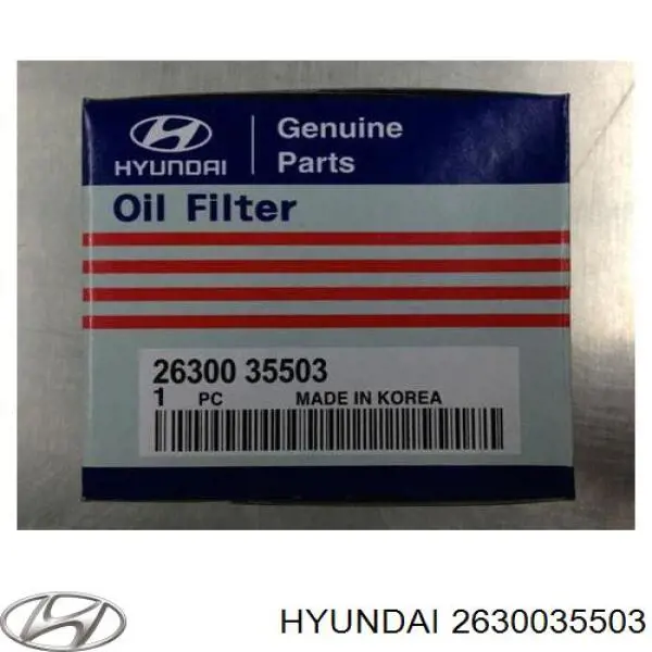 Купити 2630035503 Hyundai/Kia Фільтр очищення масла відцентровий