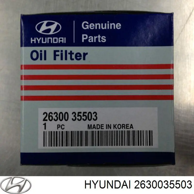 Фільтр масляний Hyundai/Kia 2630035503
