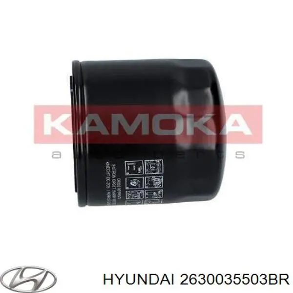 Масляний фільтр двигуна Hyundai/Kia 2630035503BR ціна, від 5.21 USD