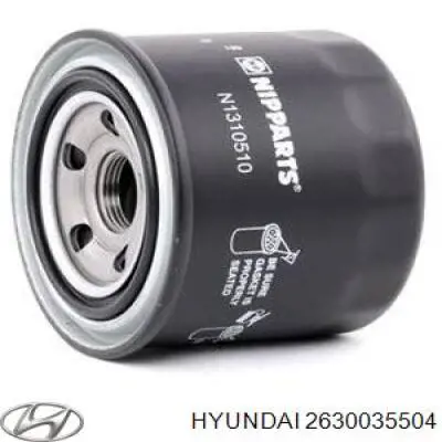 Купити 2630035504 Hyundai/Kia Фільтр очищення масла відцентровий