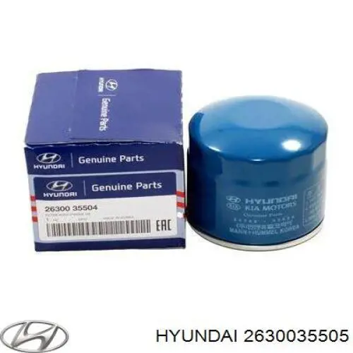 Масляний фільтр 2630035505 Hyundai/Kia