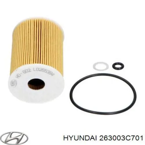 Корпус масляного фільтра 263003C701 Hyundai/Kia