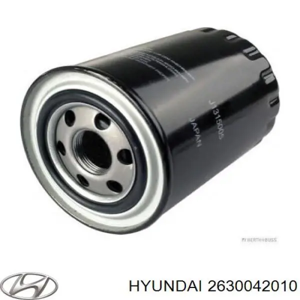 Масляний фільтр двигуна Hyundai/Kia 2630042010 ціна, від 7.20 USD