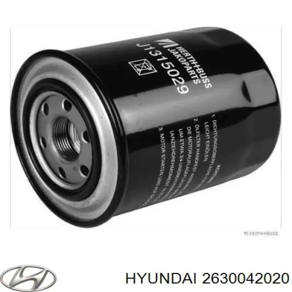Масляний фільтр двигуна Hyundai/Kia 2630042020 ціна, від 7.62 USD