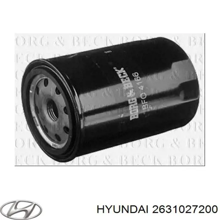 Купити 2631027200 Hyundai/Kia Фільтр очищення масла відцентровий