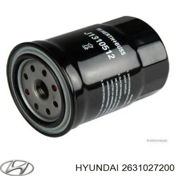 2631027200 Hyundai/Kia фільтр масляний