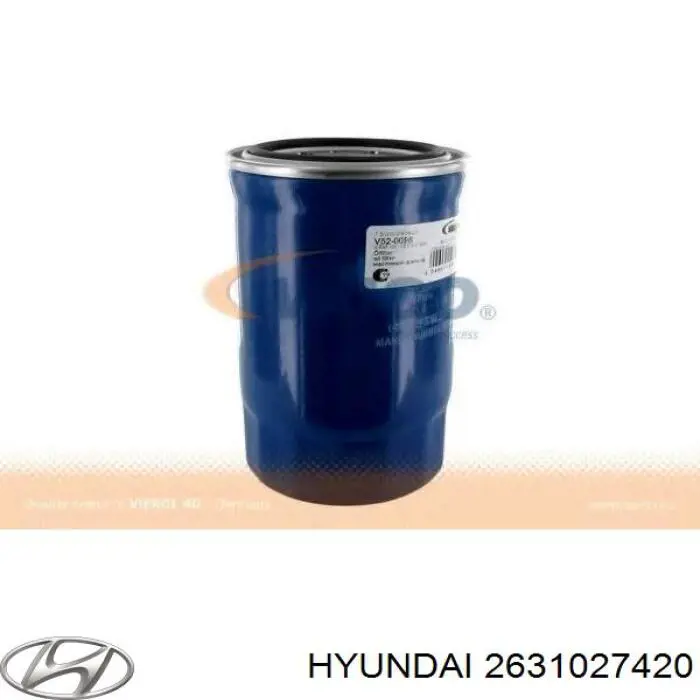 2631027420 Hyundai/Kia Фільтр масла