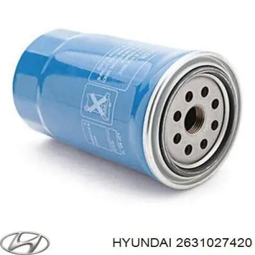 Масляний фільтр двигуна Hyundai/Kia 2631027420 ціна, від 10.70 USD