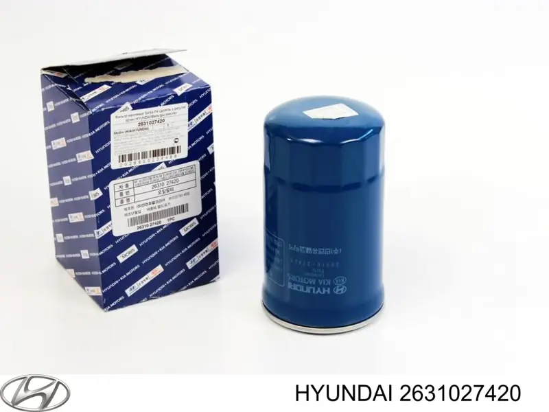 Масляний фільтр двигуна Hyundai/Kia 2631027420 ціна, від 10.70 USD