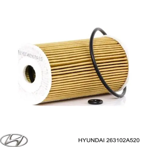 Масляний фільтр двигуна Hyundai/Kia 263102A520 ціна, від 7.34 USD