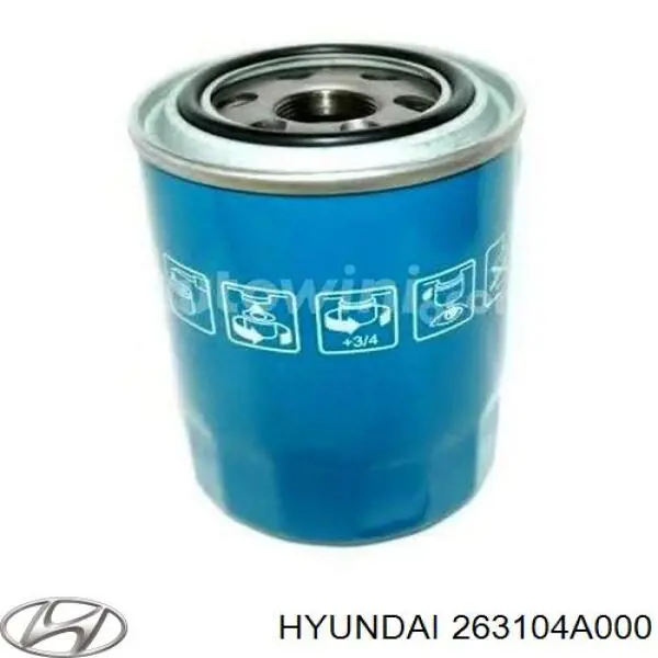 263104A000 Hyundai/Kia Фільтр масла