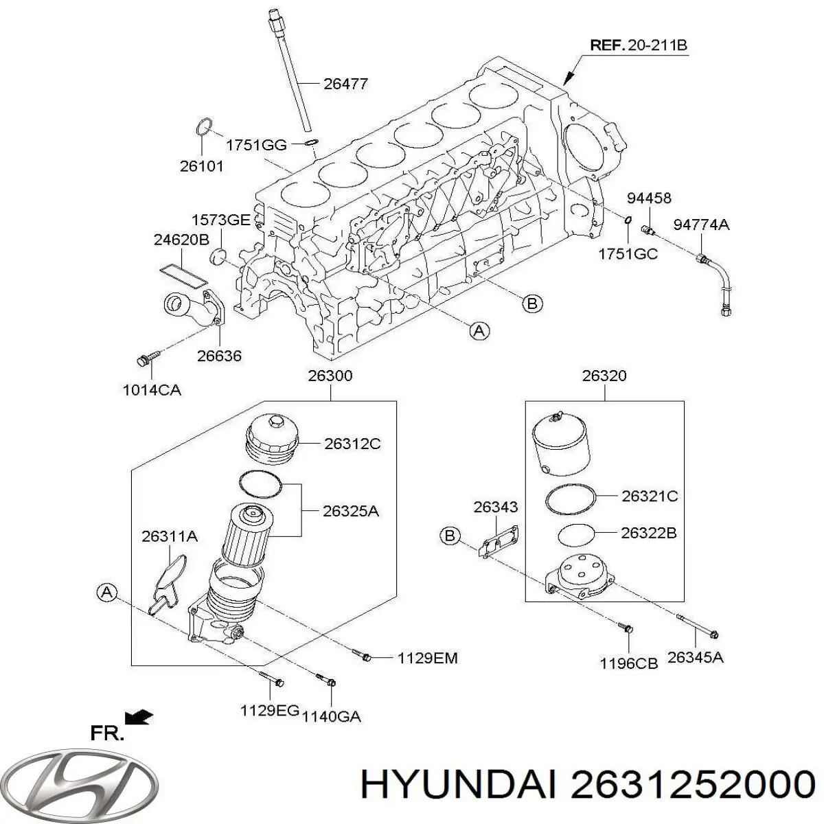  2631252000 Hyundai/Kia