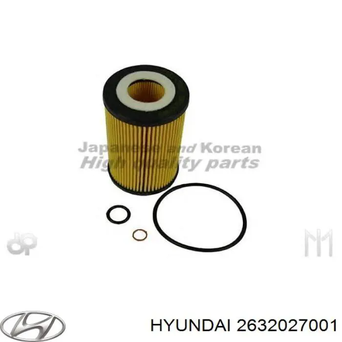 Купити 2632027001 Hyundai/Kia Фільтр очищення масла відцентровий