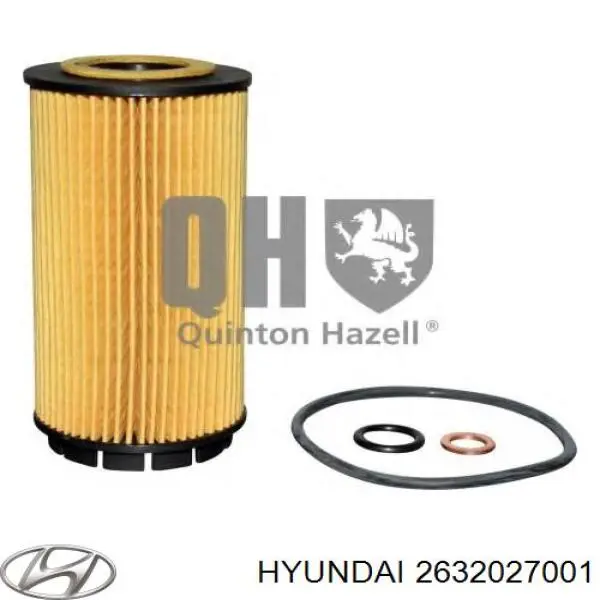2632027001 Hyundai/Kia фільтр масляний