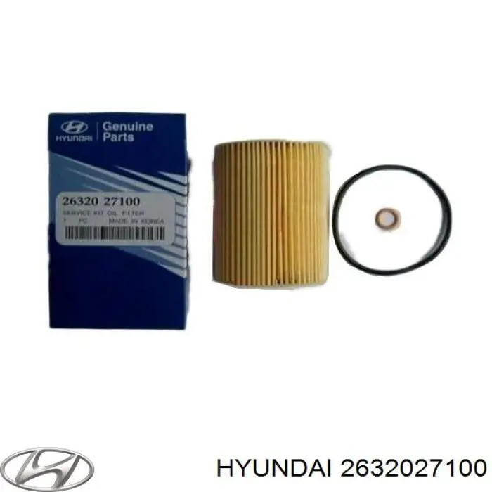 Масляний фільтр 2632027100 Hyundai/Kia