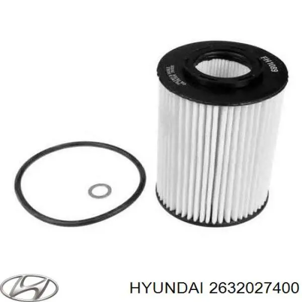 Масляний фільтр 2632027400 Hyundai/Kia