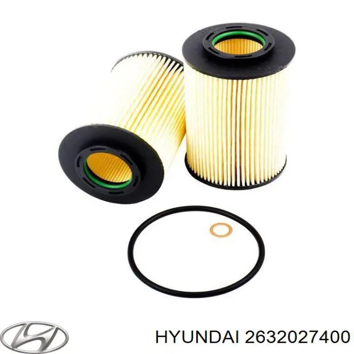Масляний фільтр двигуна Hyundai/Kia 2632027400 ціна, від 5.51 USD
