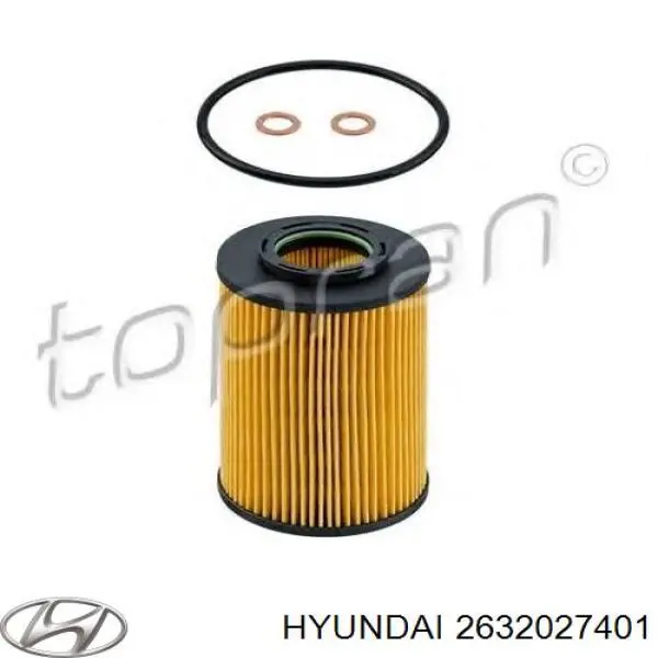 Масляний фільтр двигуна Hyundai/Kia 2632027401 ціна, від 6.31 USD