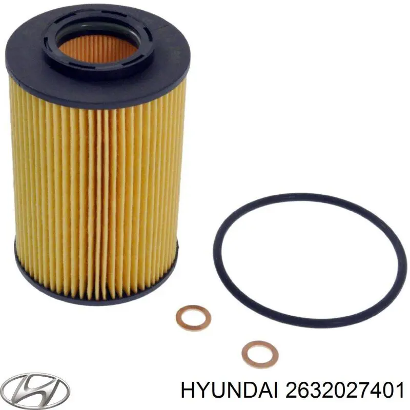 Купити 2632027401 Hyundai/Kia Фільтр очищення масла відцентровий