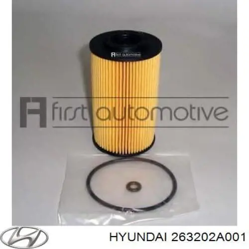 Масляний фільтр 263202A001 Hyundai/Kia