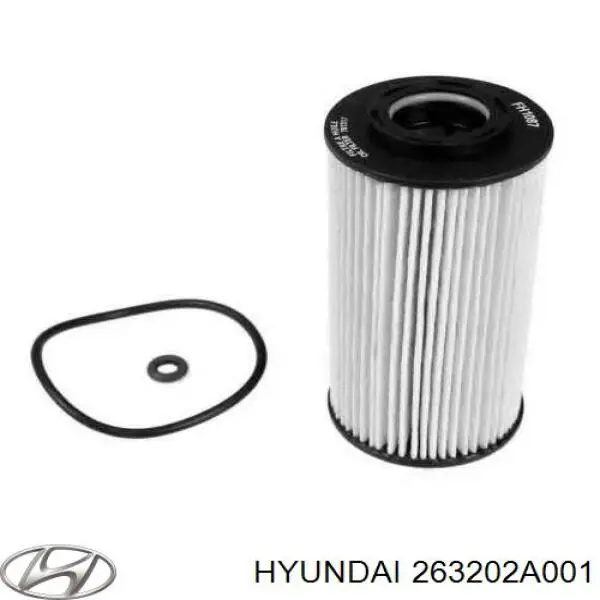 263202A001 Hyundai/Kia фільтр масляний