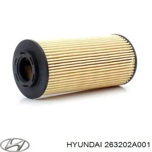Масляний фільтр двигуна Hyundai/Kia 263202A001 ціна, від 4.10 USD