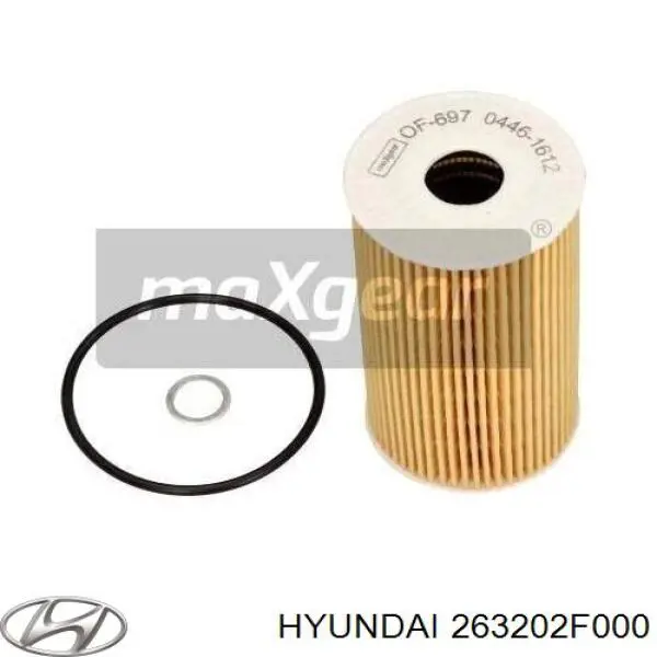 Масляний фільтр двигуна Hyundai/Kia 263202F000 ціна, від 8.27 USD