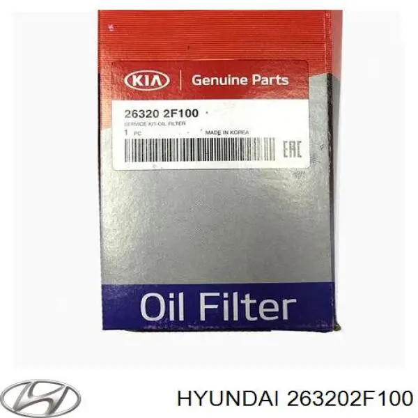 Масляний фільтр двигуна Hyundai/Kia 263202F100 ціна, від 7.98 USD
