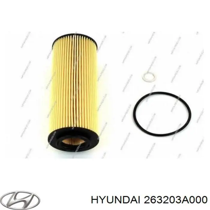 Масляний фільтр двигуна Hyundai/Kia 263203A000 ціна, від 5.75 USD