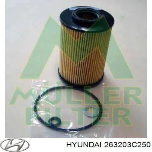 Фільтр масляний Hyundai/Kia 263203C250