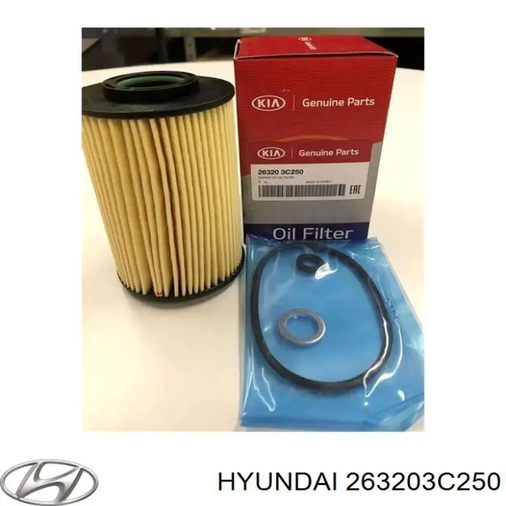 Фільтр масляний 263203C250 Hyundai/Kia