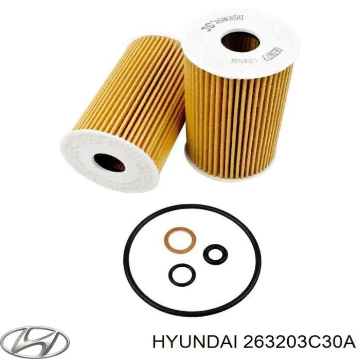 Купити 263203C30A Hyundai/Kia Фільтр очищення масла відцентровий